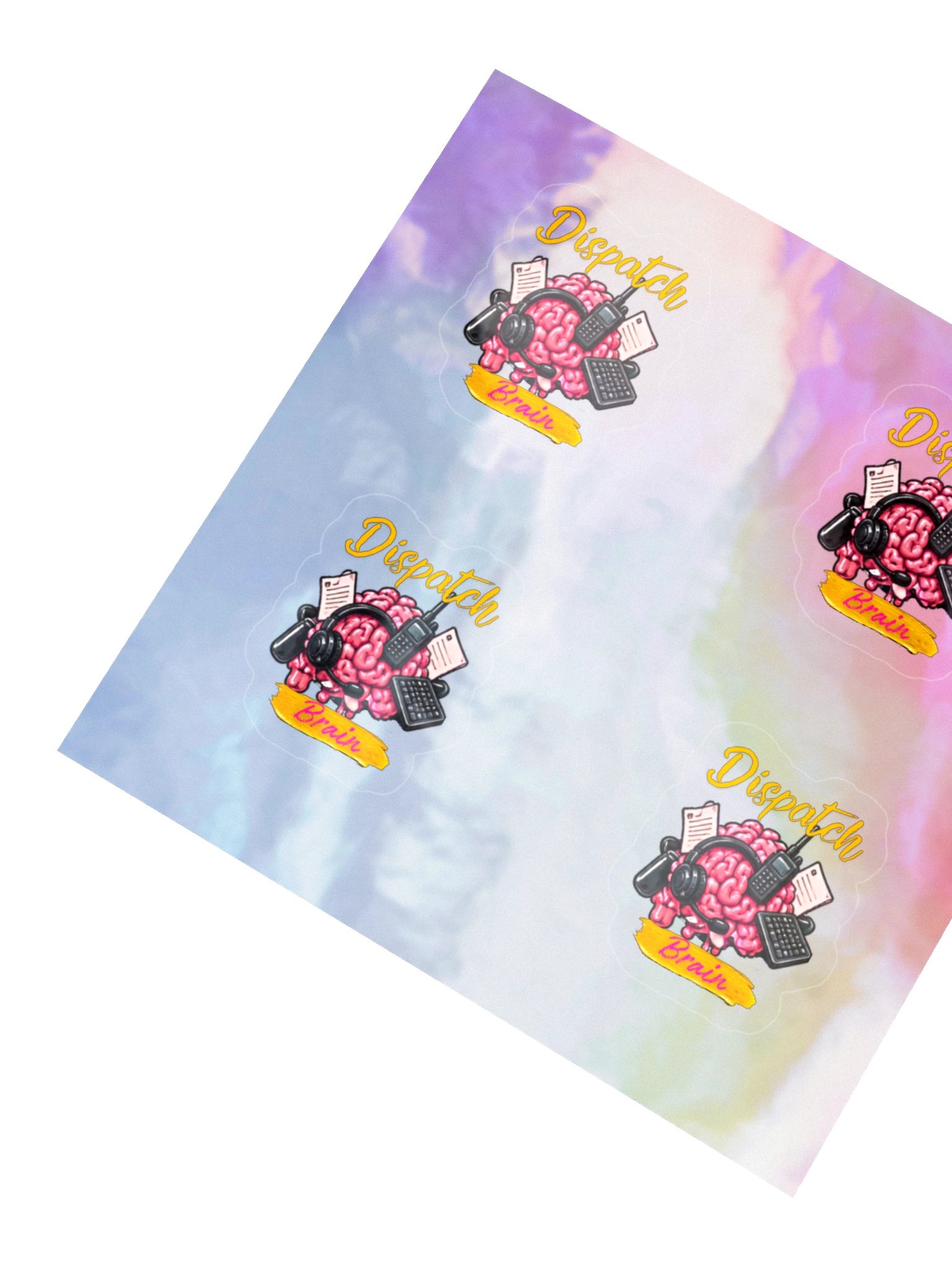 🧠 Dispatch Brain Holographic Sticker Sheet product image (2)
