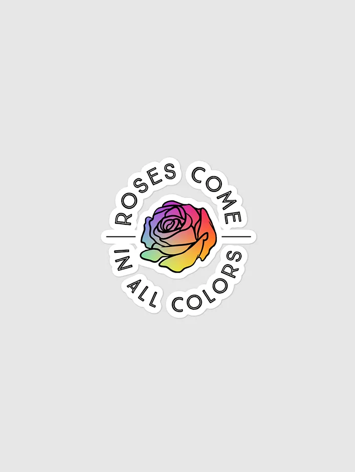 PRIDE Rose Garden Sticker product image (1)