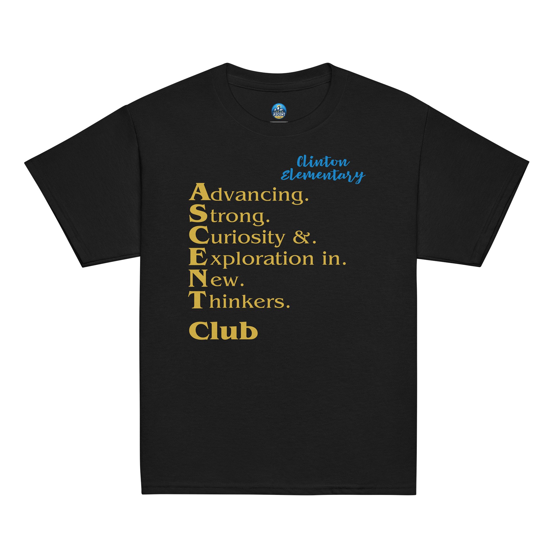 Officially Licensed ASCENT CLUB Clinton Elementary - Participant Shirt Design 1 product image (2)