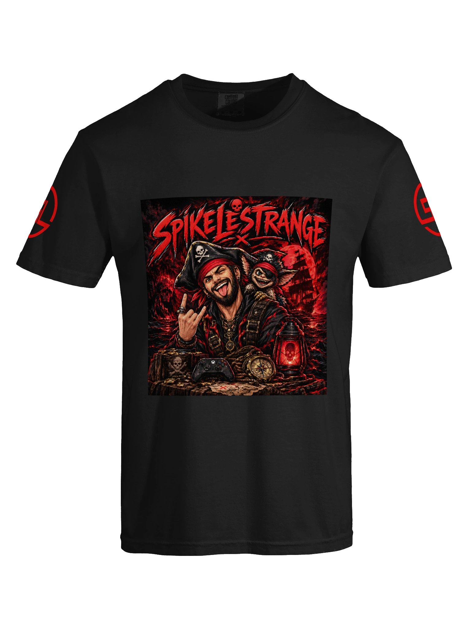 SPIKELESTRANGE Pirate Graphic Tee product image (9)