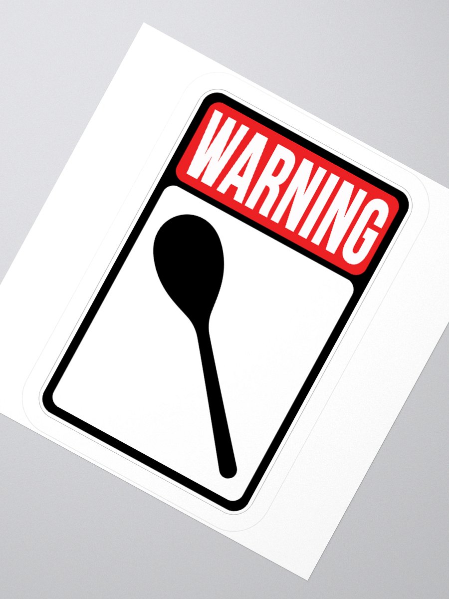 Spoon Warning - Sticker product image (2)