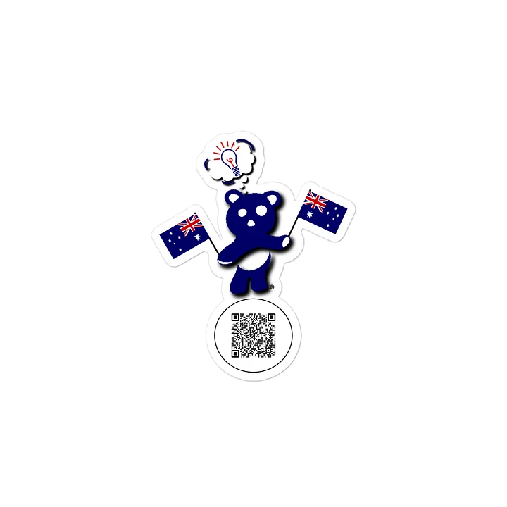 Australia — Country Bear Sticker | BehrBrained Media product image (2)