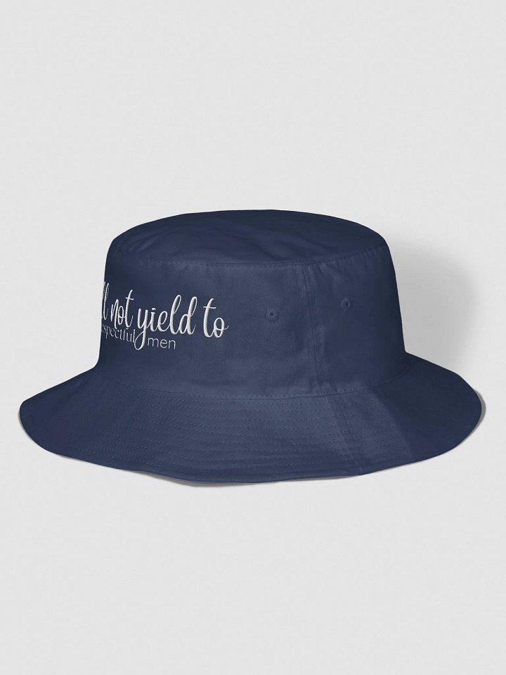 I will not yield embroidered bucket hat product image (5)