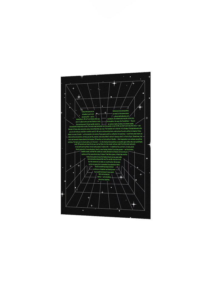 We Love VR Pixel Heart Nostalgic Poster Print product image (2)