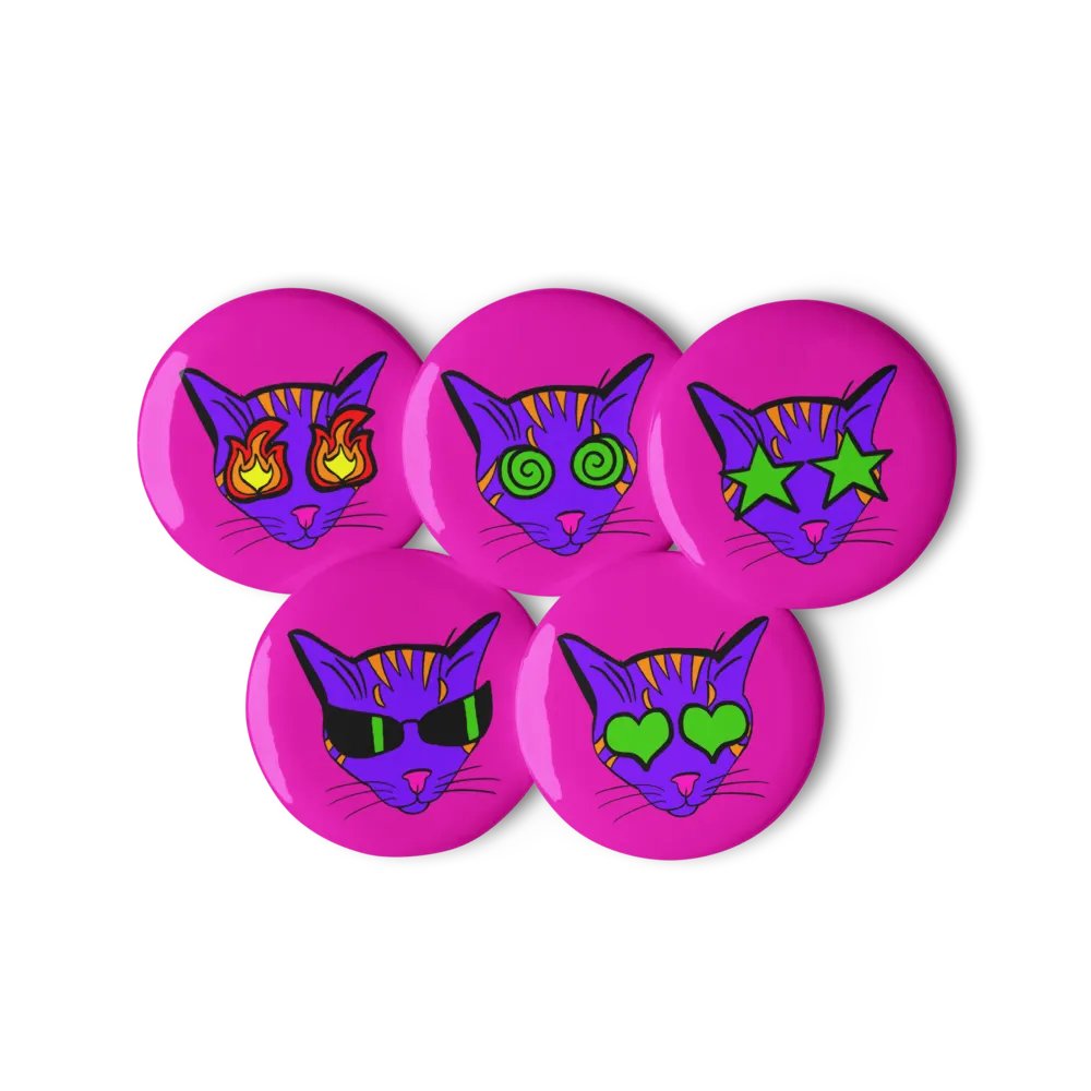 Catsnjammer Emote Pins - Cat Eyes Set product image (2)