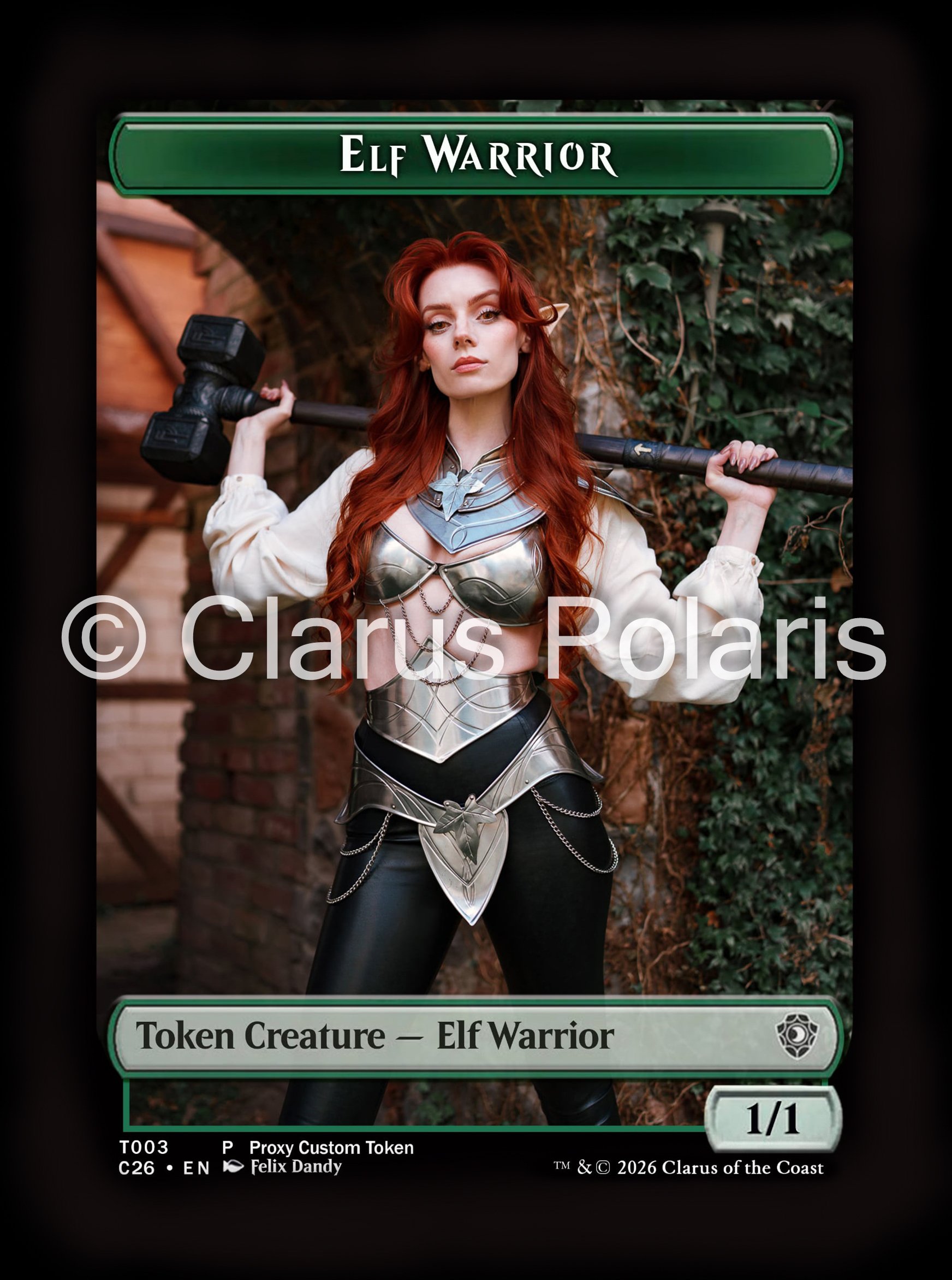 Magic Token Card ( Elf & Elf Warrior ) product image (2)