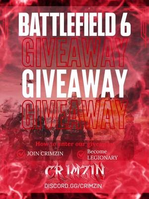 Share, Join, Win! Discord.gg/crimzin #battlefield6 #giveaway #badbunny #discord #foryoupage 