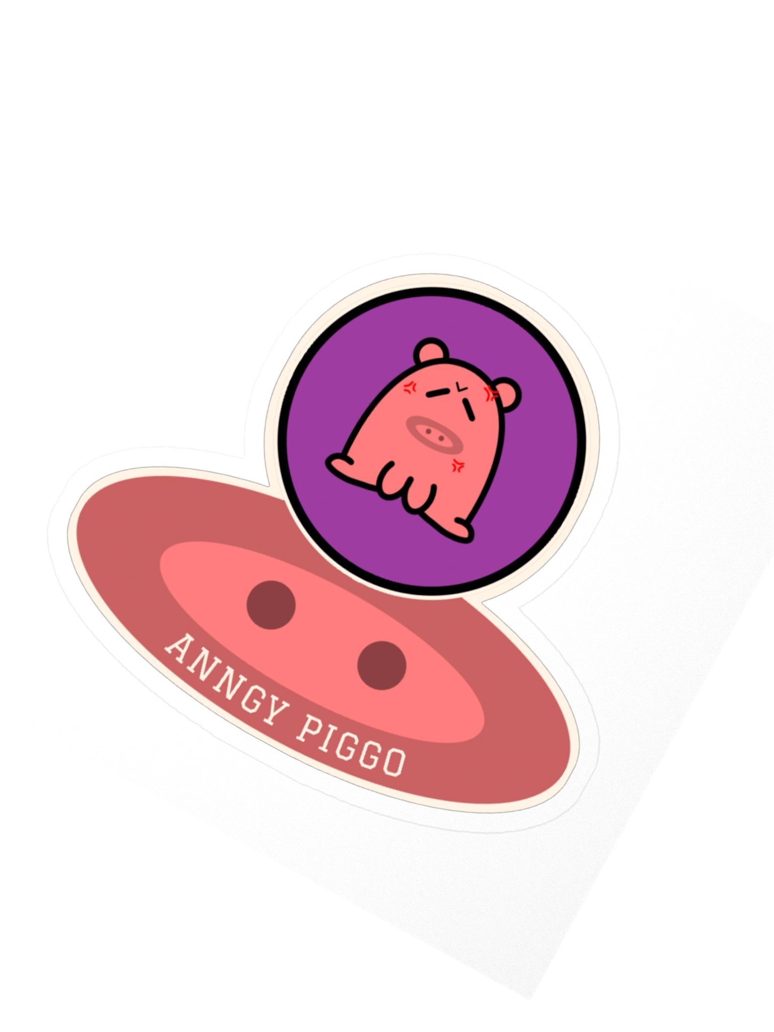 Anngy Piggo Snout Sticker product image (4)
