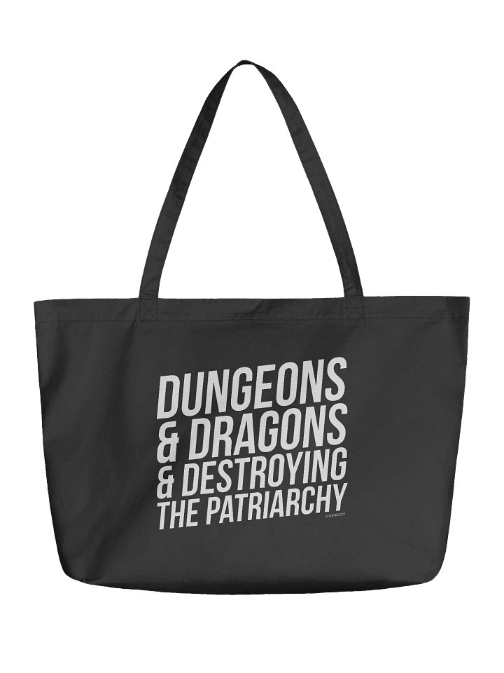 FUTILE DEVICE: DESTROYING THE PATRIARCHY (ORGANIC TOTE BAG) product image (1)