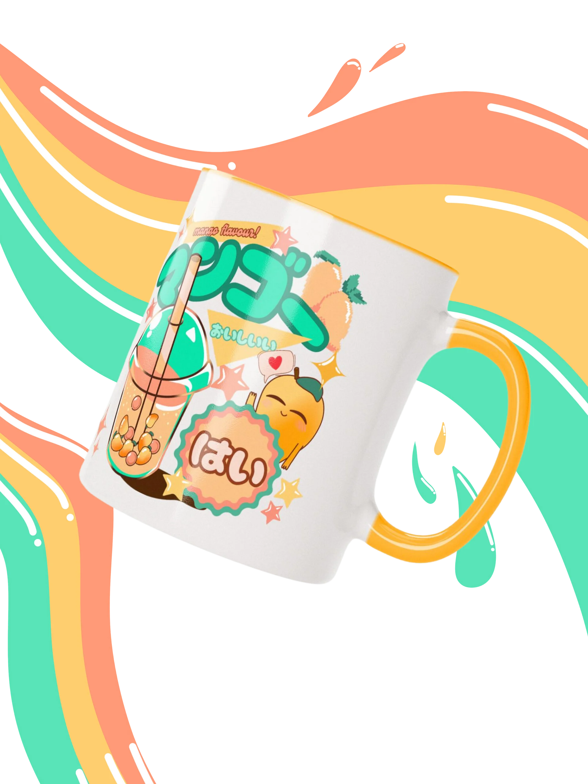 Kawaii Super Mango Mug! product image (3)