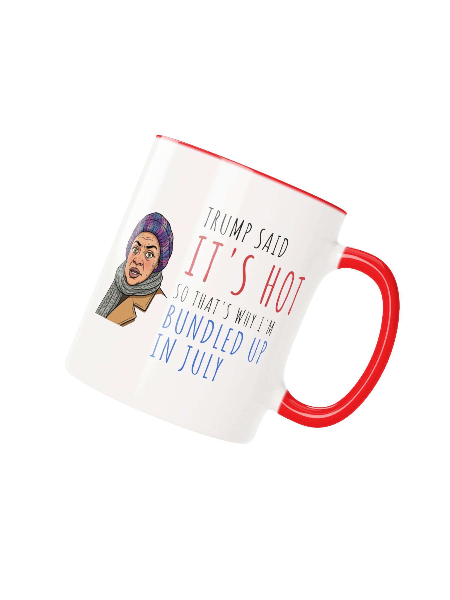 The Weather Girl Mug - Red Handle product image (4)