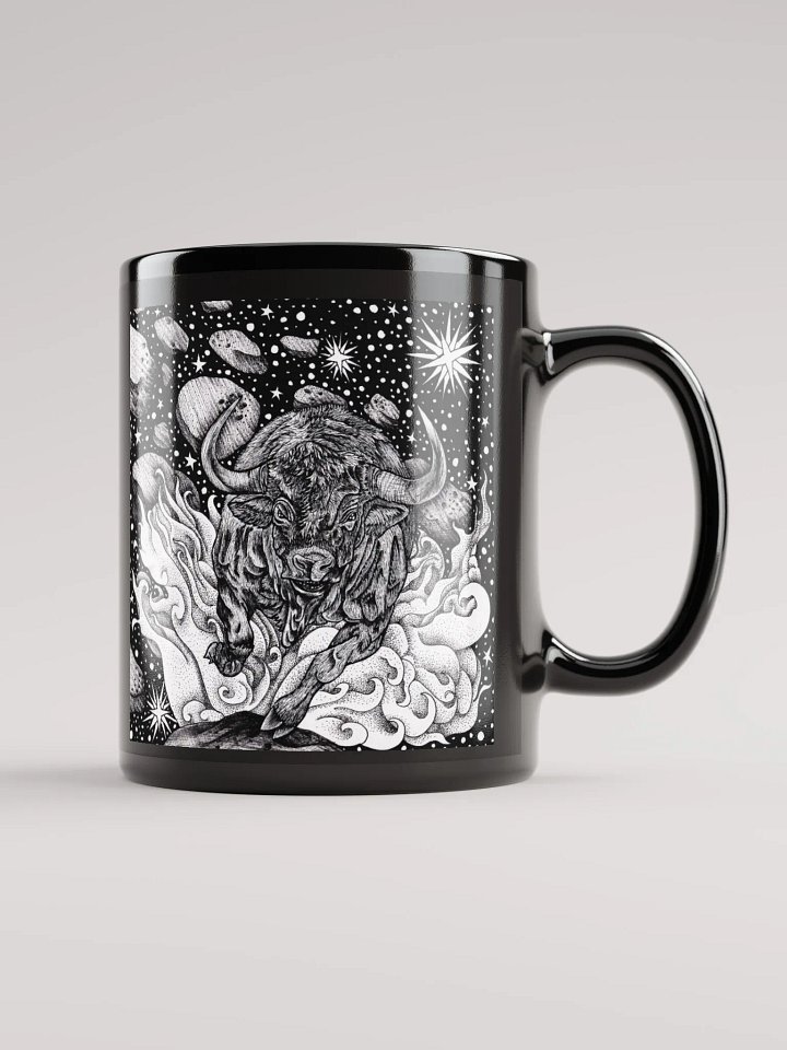 Taurus Zodiac Black Glossy Mug product image (1)