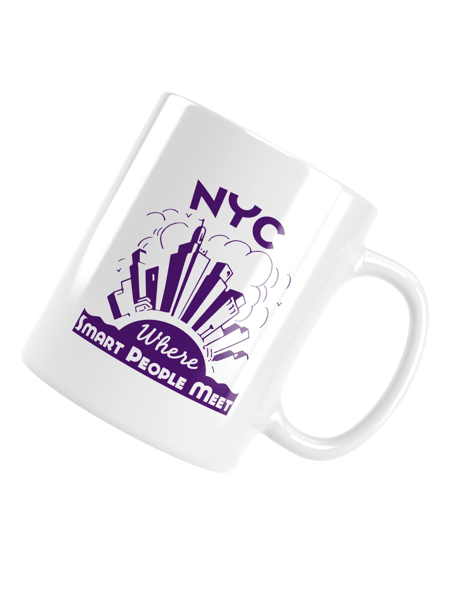 'NYC Smart' White Mug product image (5)
