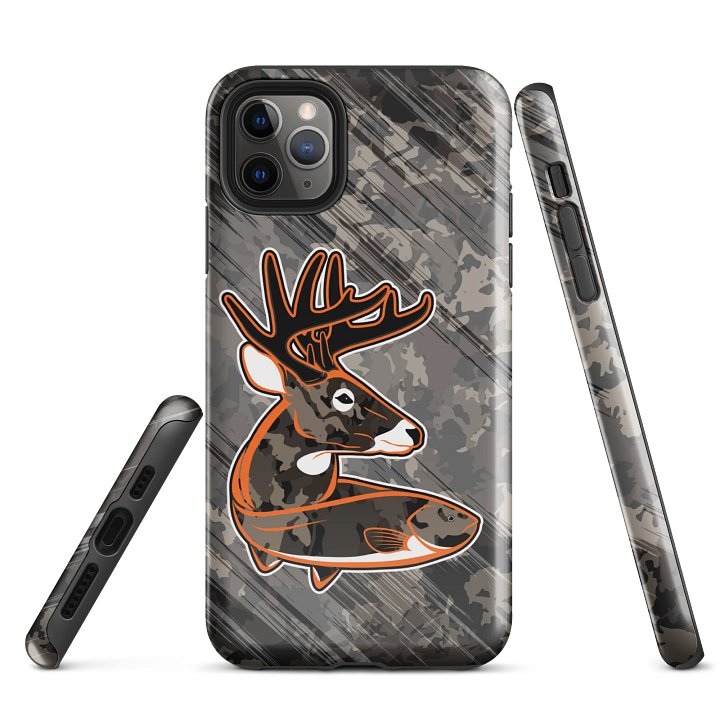 Orange Black White iPhone Case product image (5)