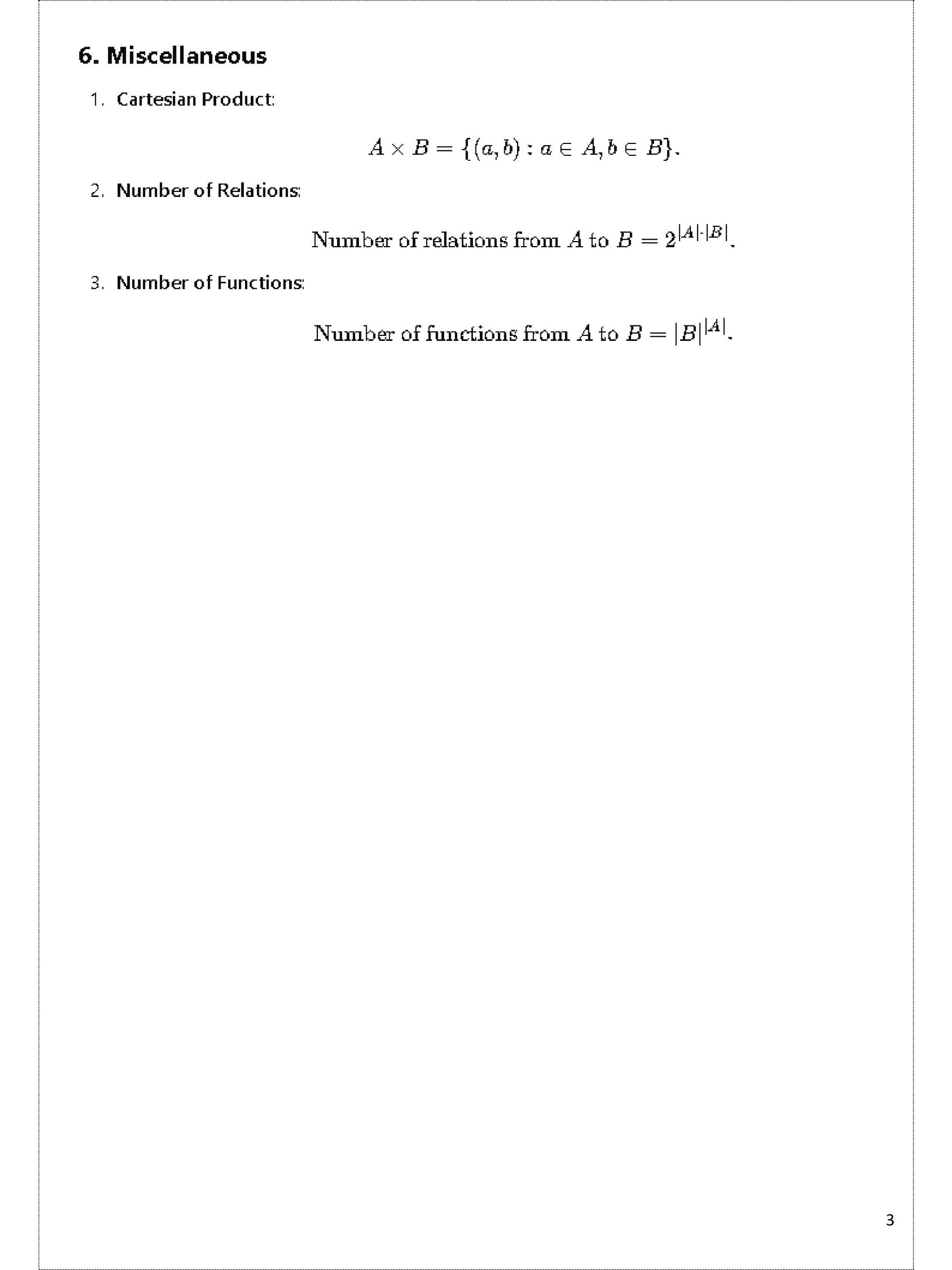 Class 12 Maths Formula Sheet product image (4)