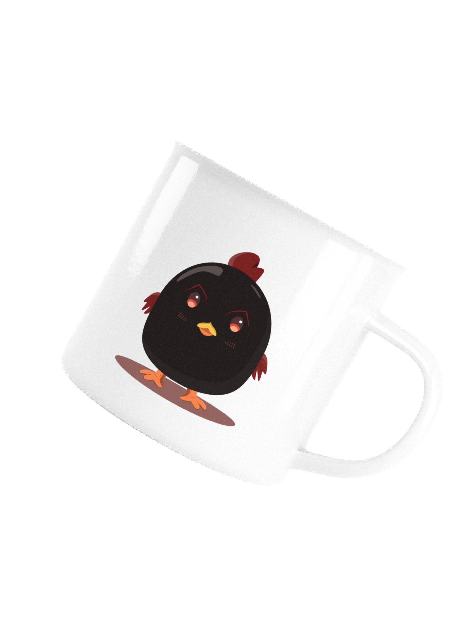 The Evil Chicken Enamel Mug product image (5)