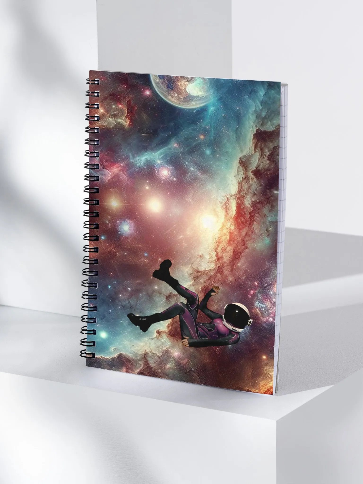 Cosmic Explorer Spiral Notebook product image (1)