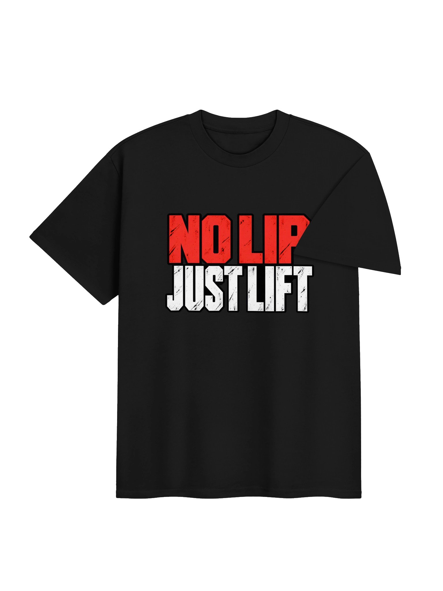 No Lip Just Lift Distressed Gym Tee product image (4)