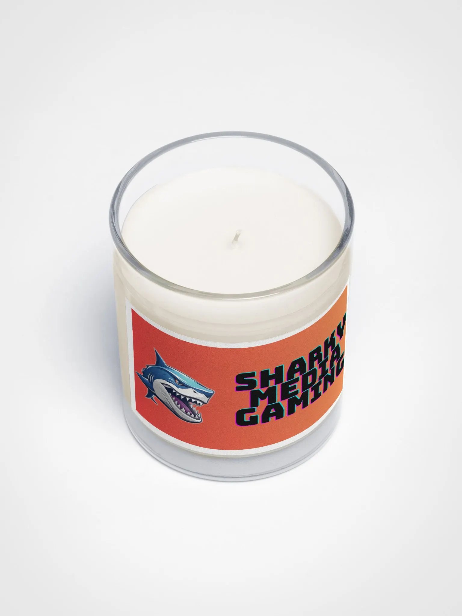 Sharky Media Gaming Candle (Red/Orange) product image (3)
