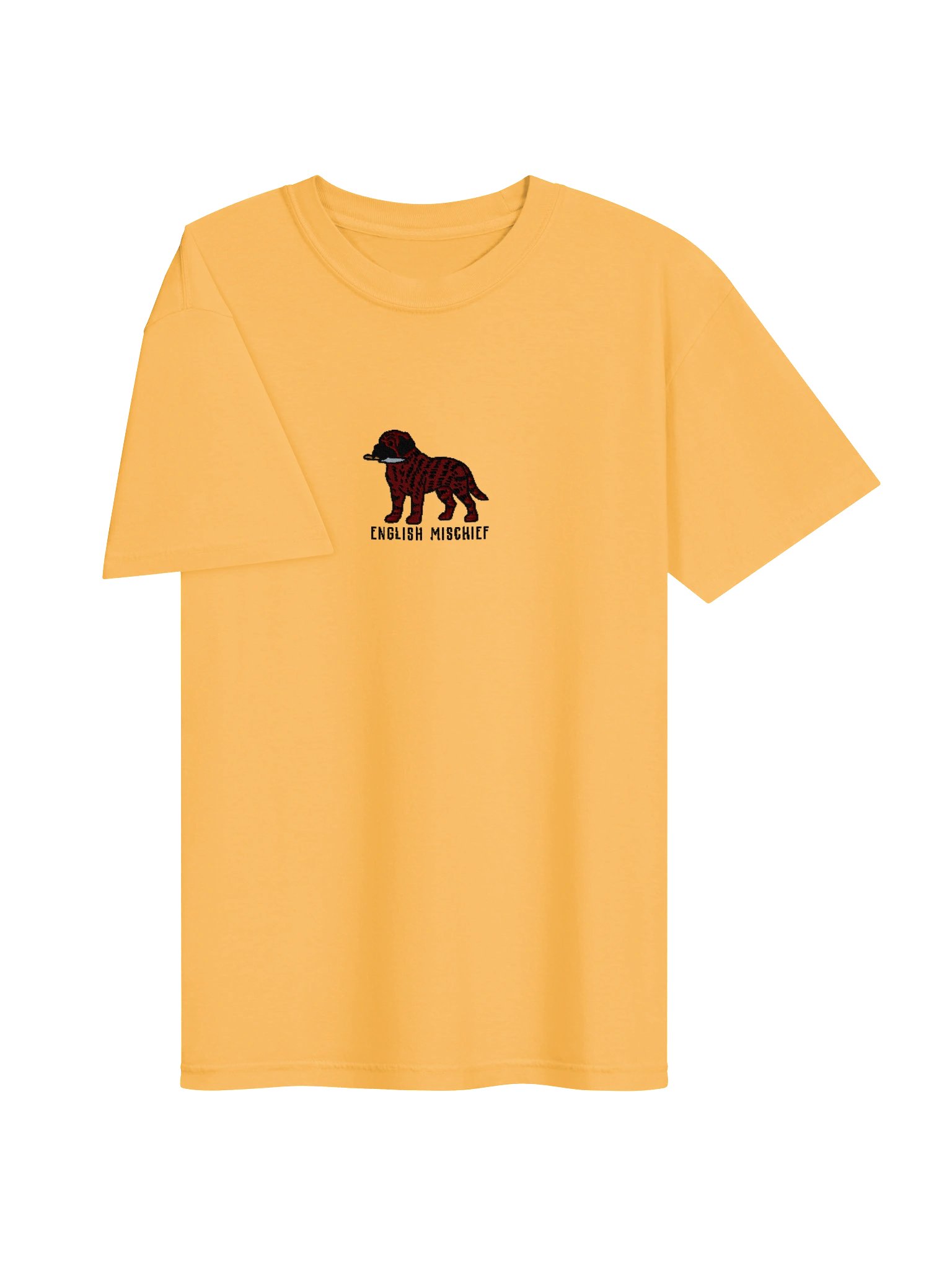 English Mischief Funny Chibi-Style Embroidered T-Shirt for English Mastiff(Brindle) Owners product image (57)
