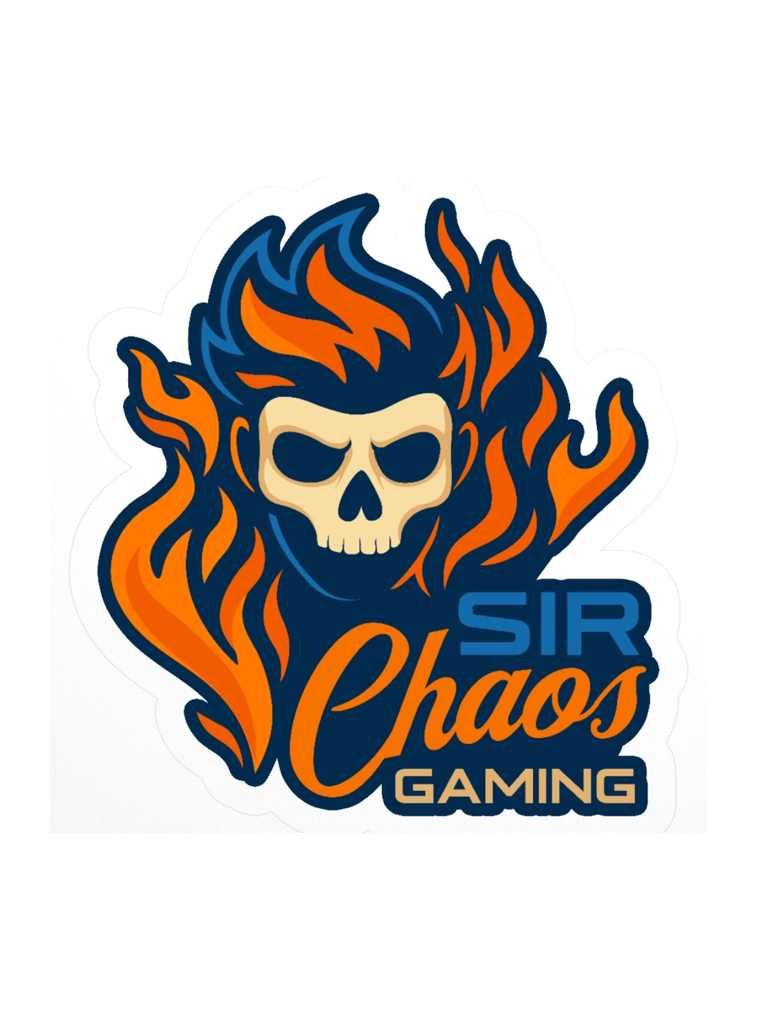 Sir Chaos Gaming Logo Sticker product image (1)