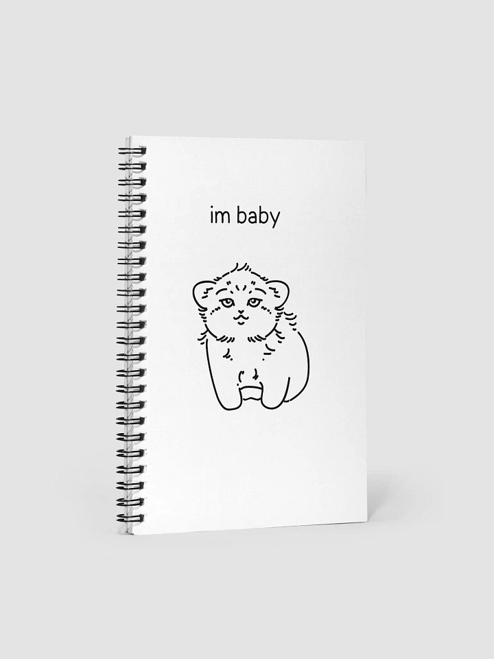 I'm Baby Manul - Spiral Notebook product image (1)