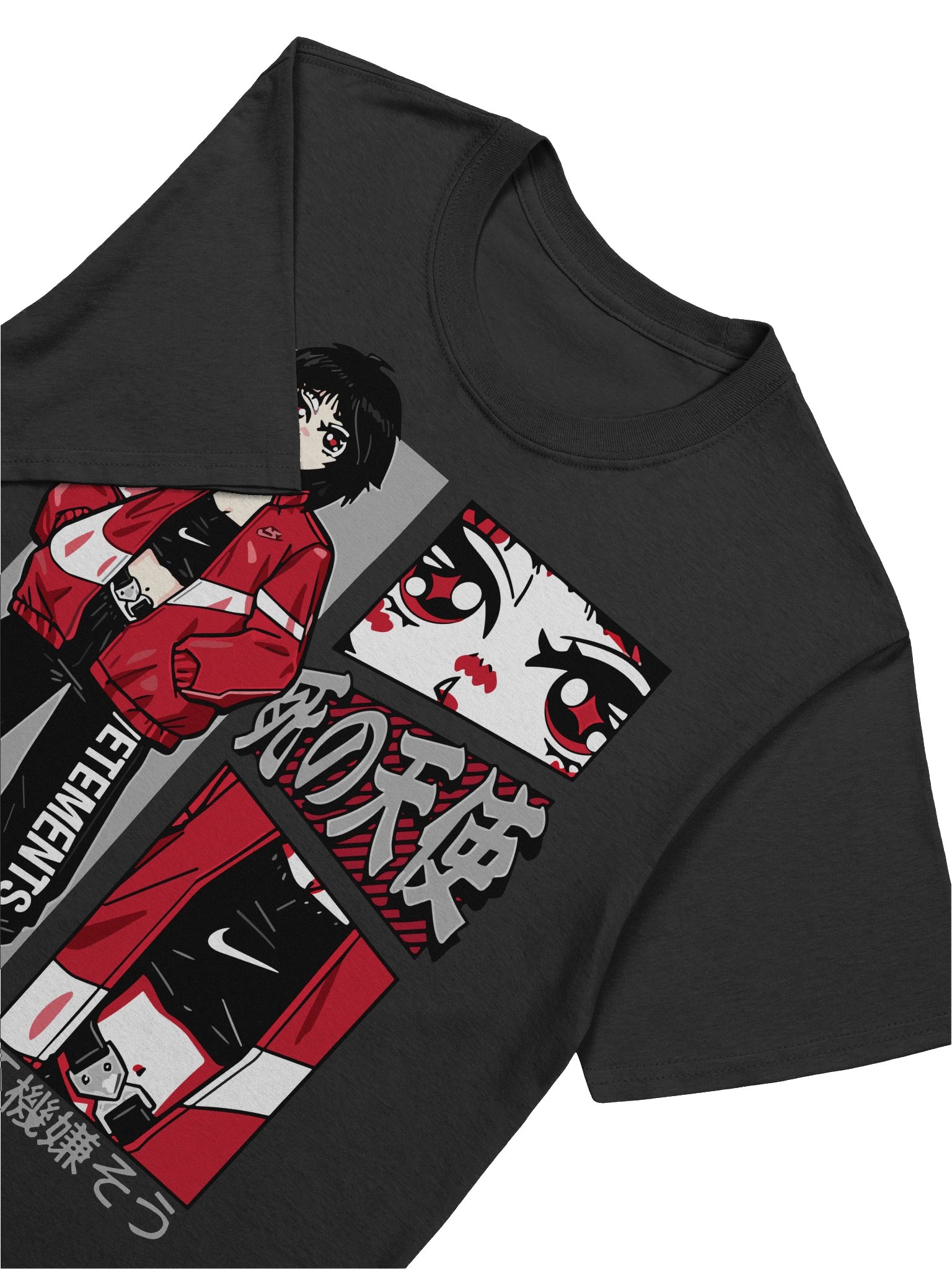 Anime Street Angel – Red Jacket Aesthetic – Gildan Softstyle T-Shirt product image (5)