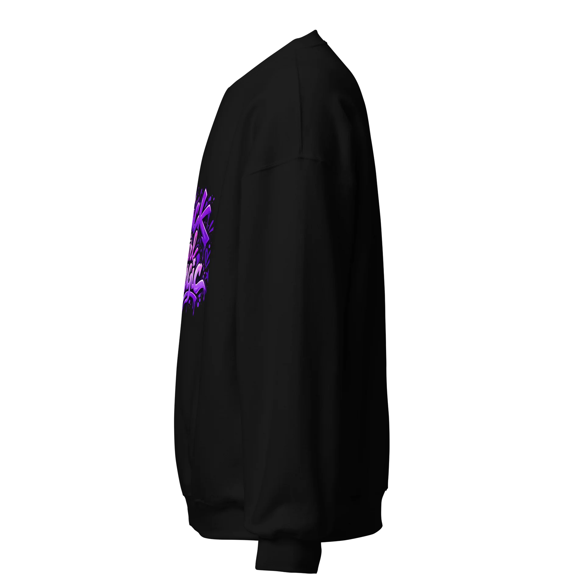 HERitage Black Girl Magic Sweatshirt In Purple product image (4)