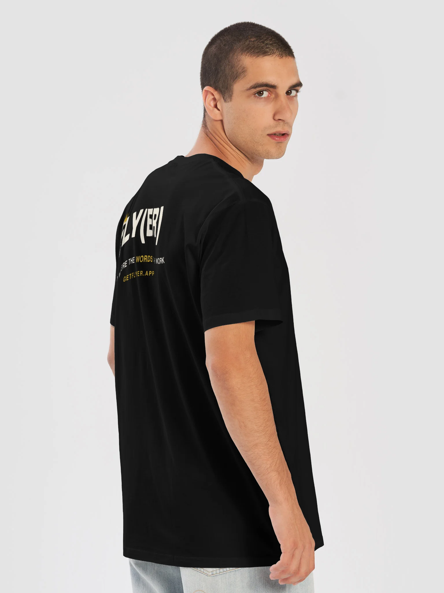 The Flyer Tee — Crown & Wordmark product image (8)