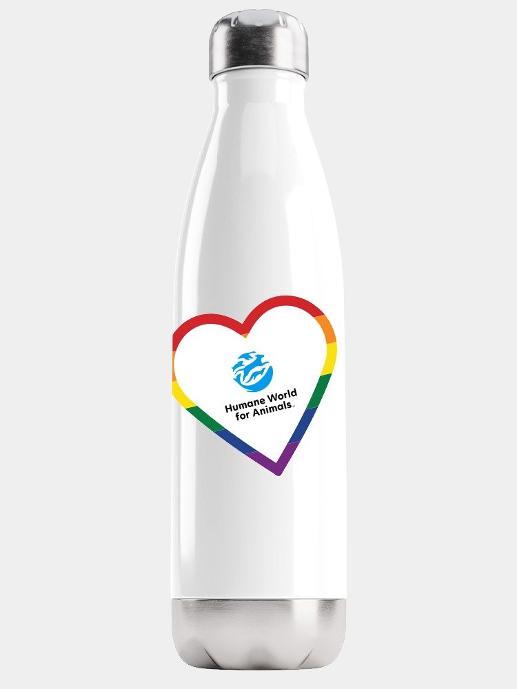 Rainbow heart logo - Sticker product image (1)