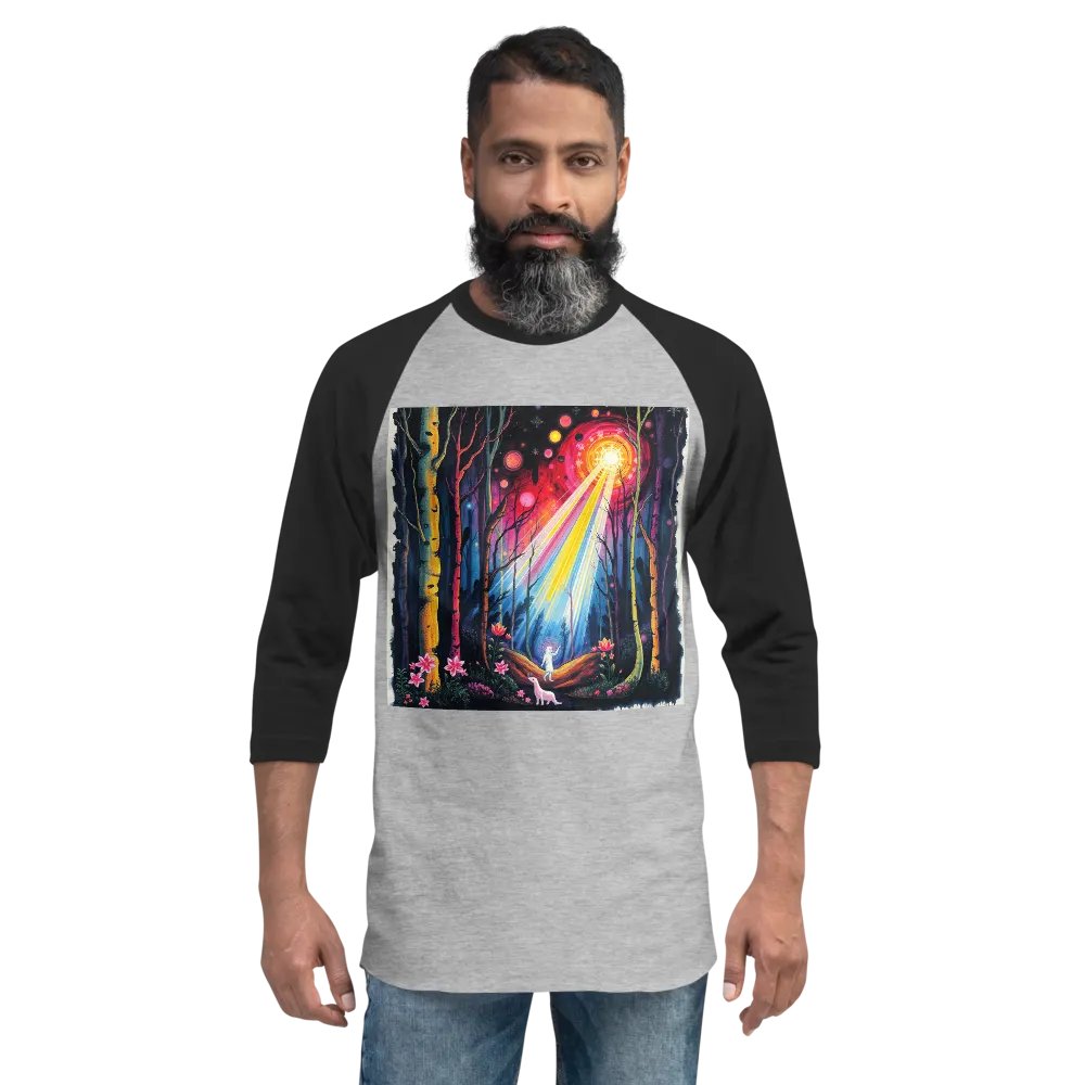 Celestial Forest Night ¾ Sleeve Tee product image (2)