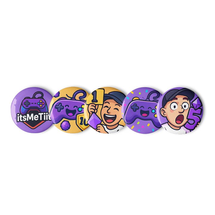 Gamer's Delight Pin Button Set product image (1)