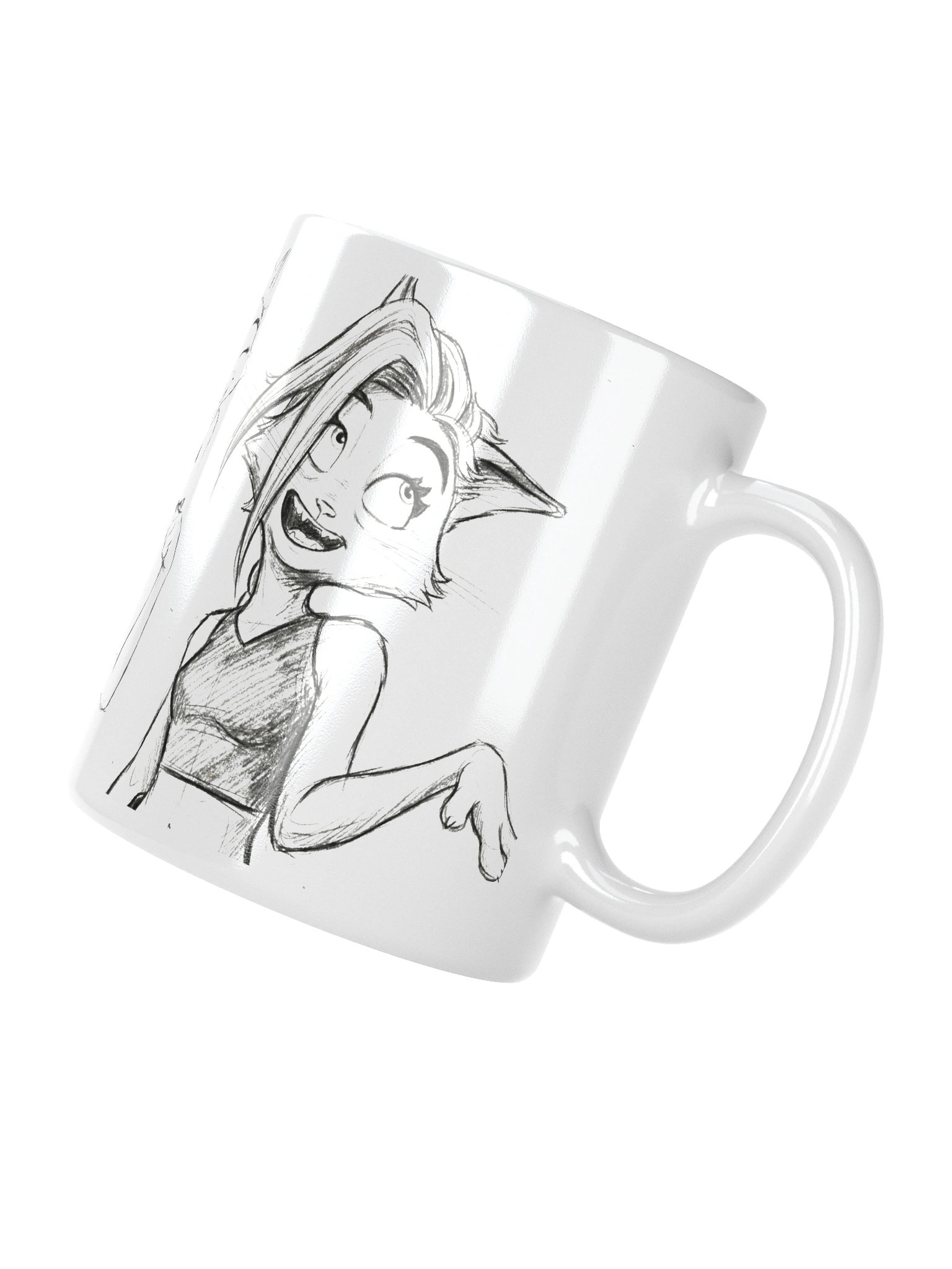 Miaara Sketch White Mug product image (8)