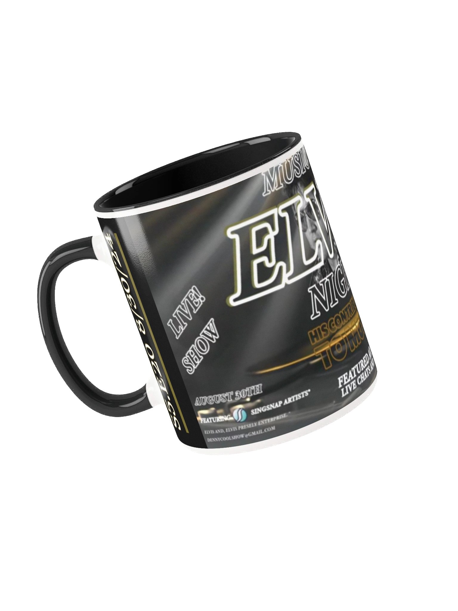 Limited Edition Elvis Night Ceramic Mug product image (9)