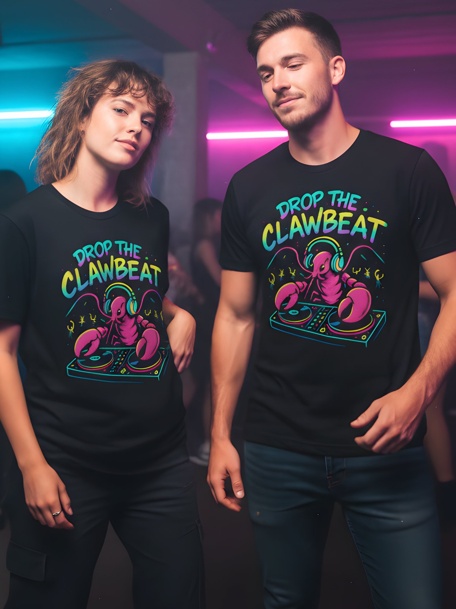 DJ Lobsta T-Shirt | Funny Lobster DJ Graphic Tee product image (1)