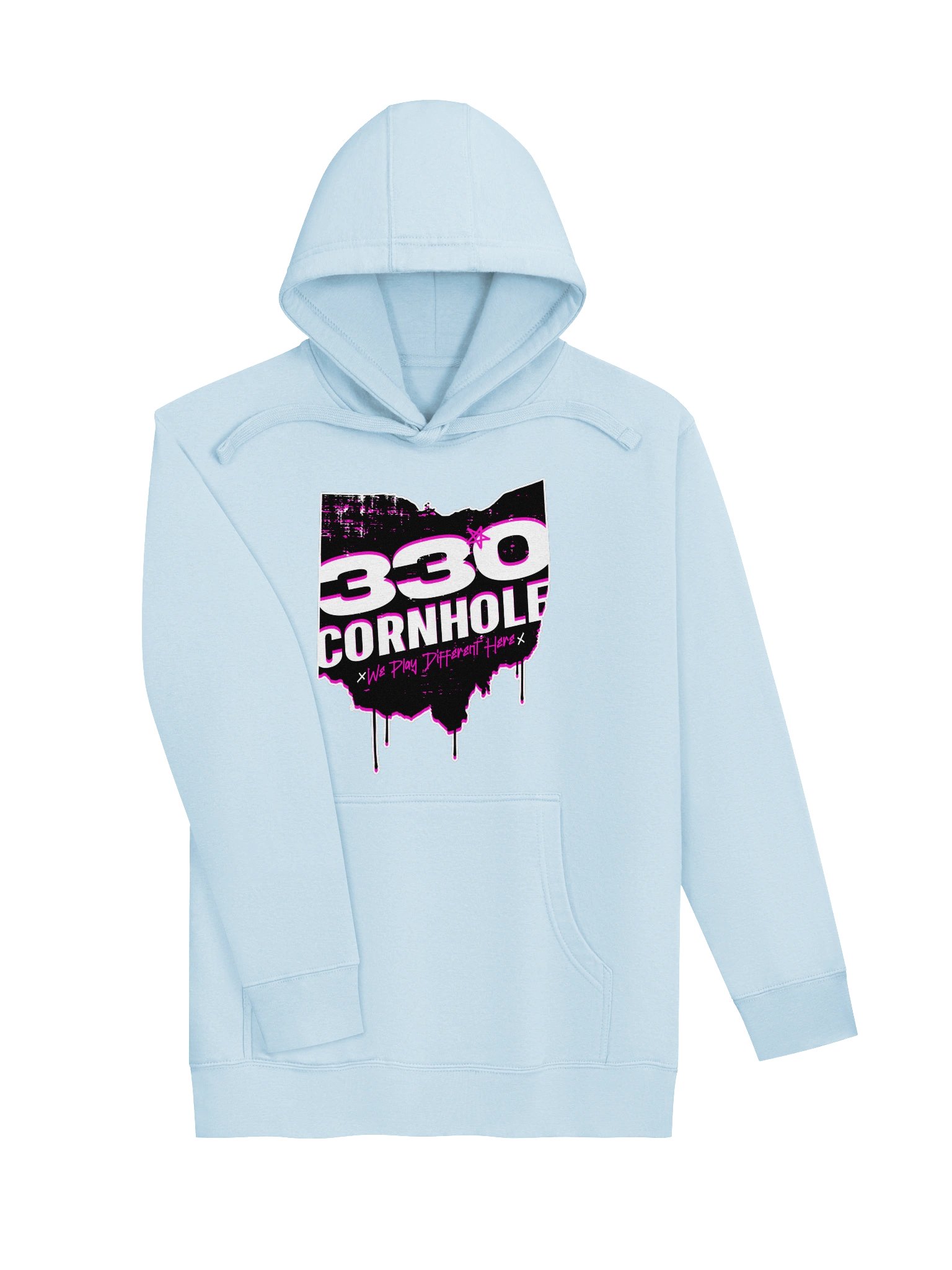 Cotton Heritage Unisex 330 CLE Pink Logo Premium Hoodie product image (3)