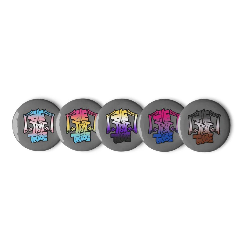 The Tight Tribe Pride Pin Button Set (CTP) product image (2)