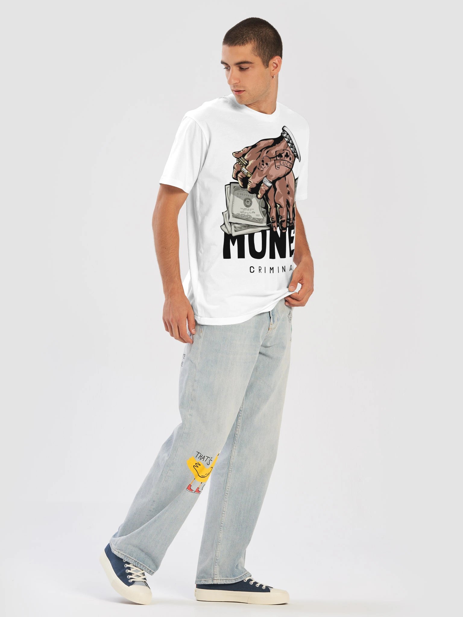 FURBITO MONEYLUCK Camiseta Premium product image (21)