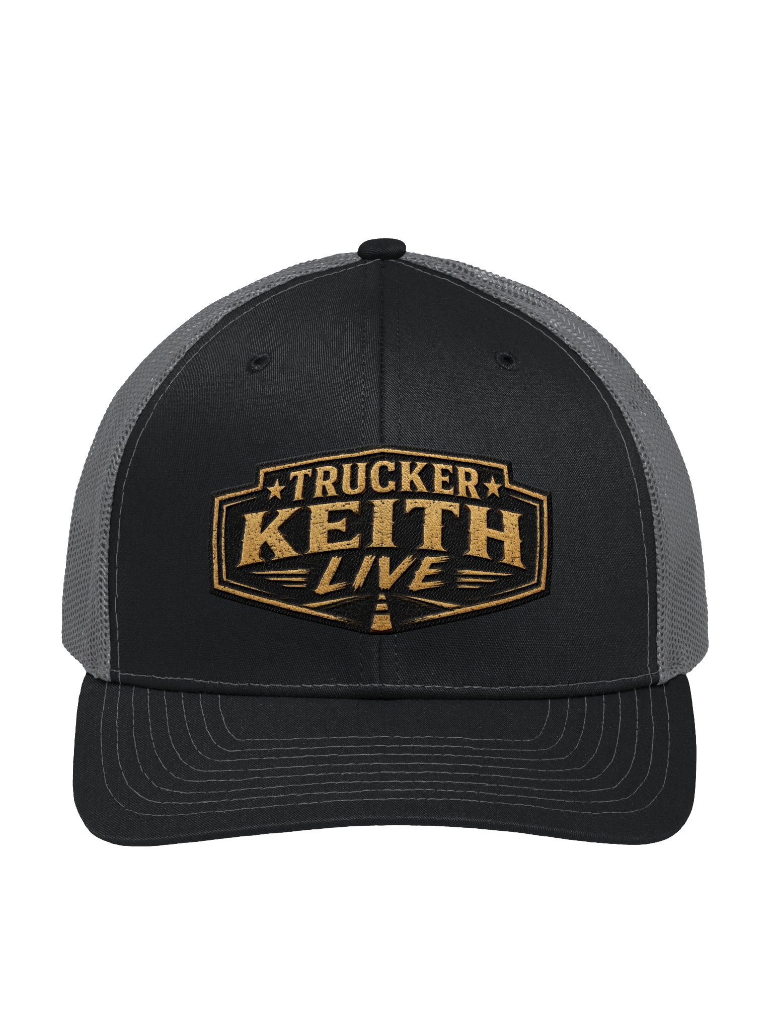 Trucker Keith Live Gold Logo Trucker Hat product image (1)