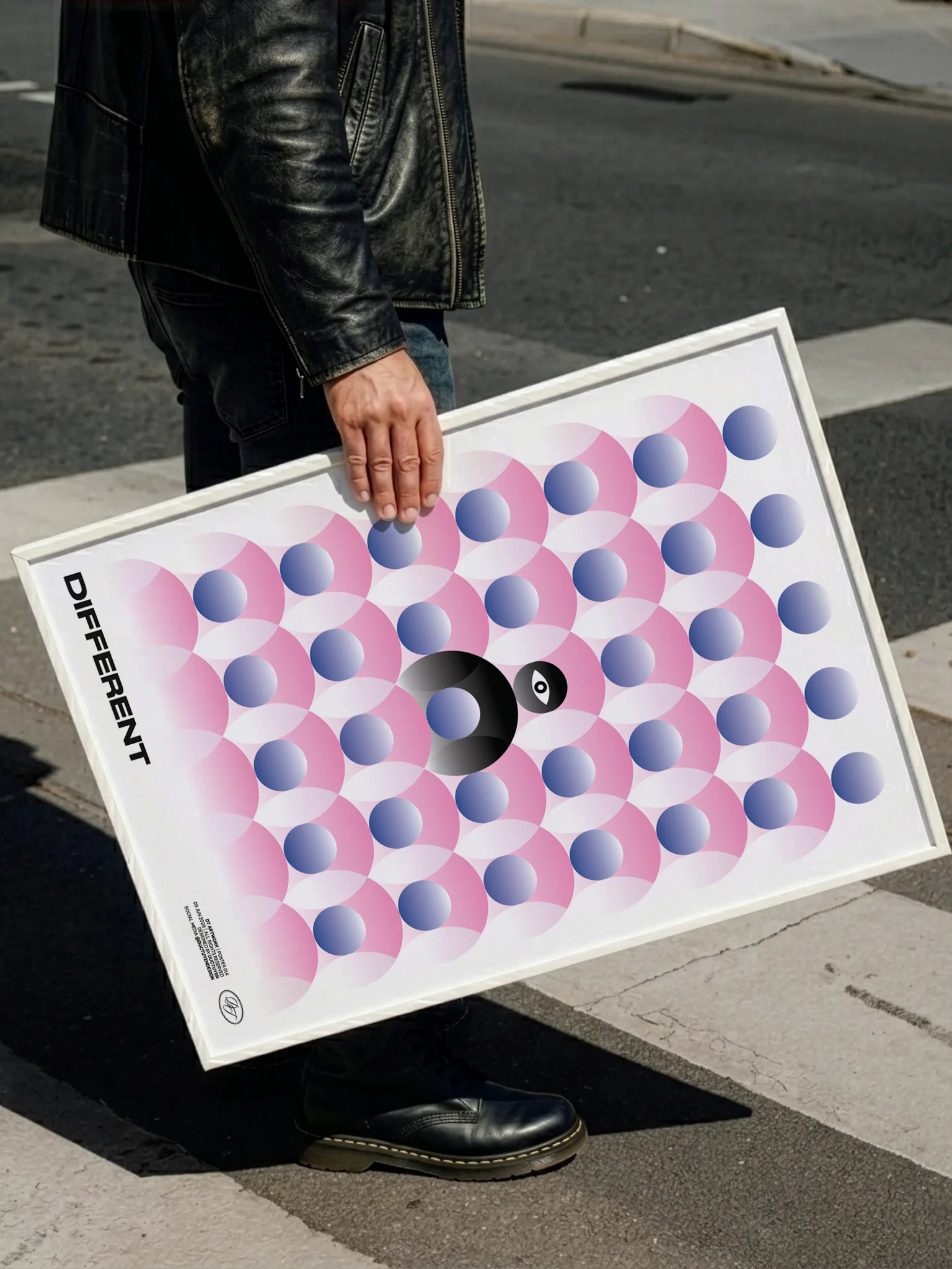 "DIFFERENT" Framed Poster product image (29)