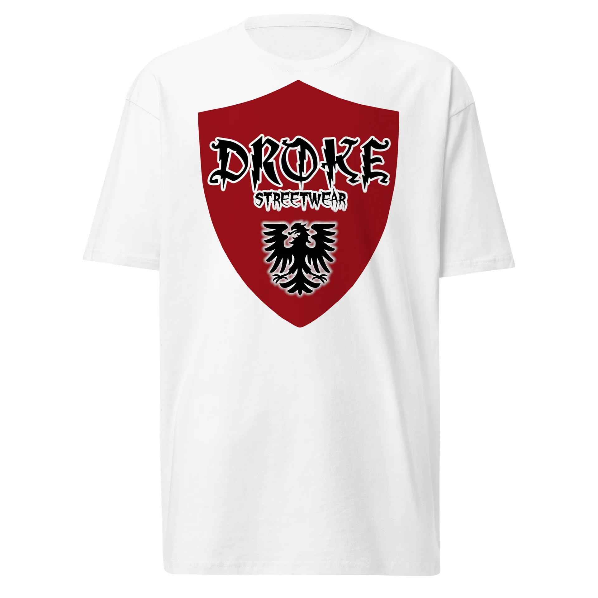 DROKE - Gothic Shield Logo T-shirt product image (1)