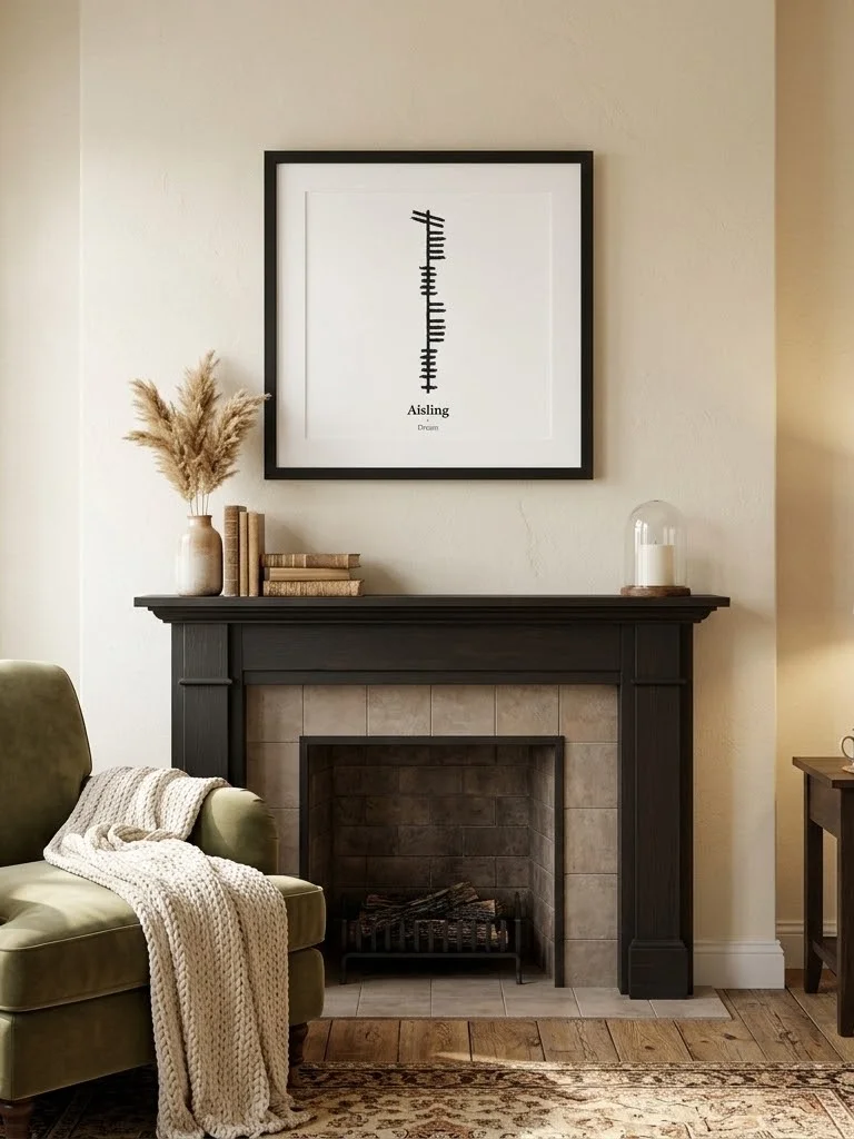 Aisling – Celtic Dream Ogham Framed Art Print product image (2)