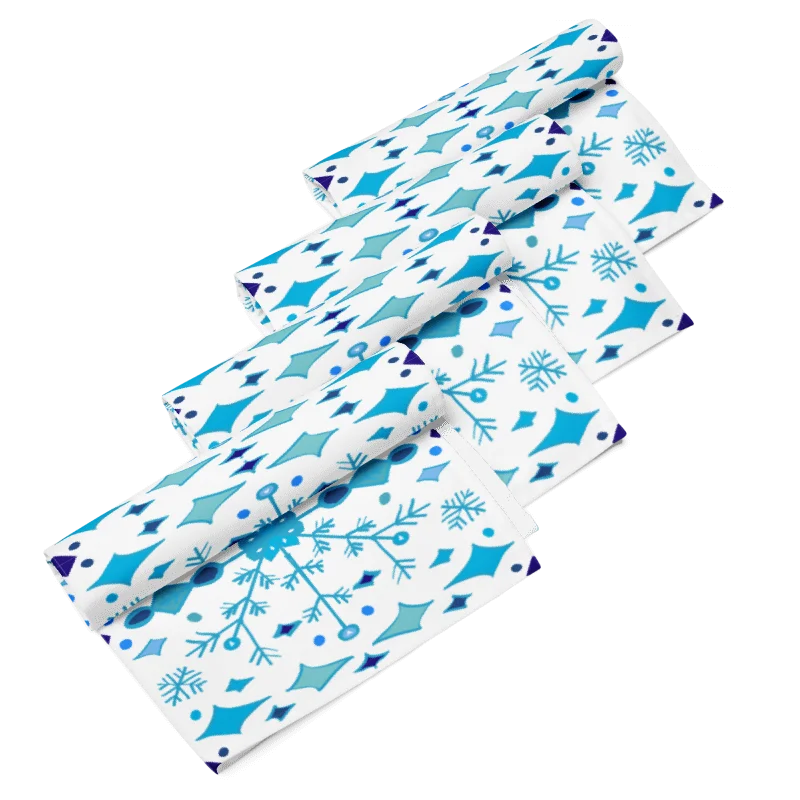 Icy Dreams Cloth Napkins (Set of 4) product image (6)