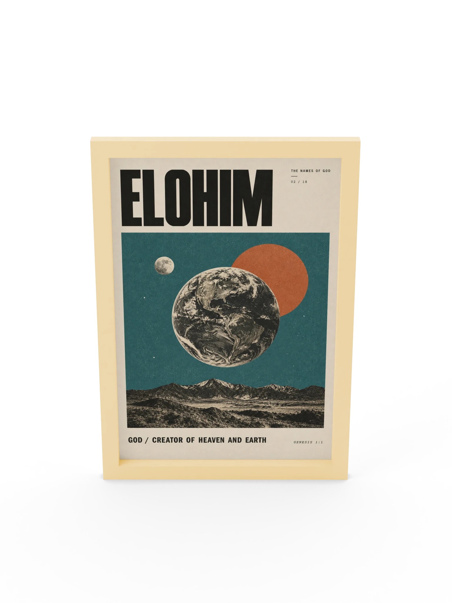 Elohim | Names of God Framed Print product image (9)