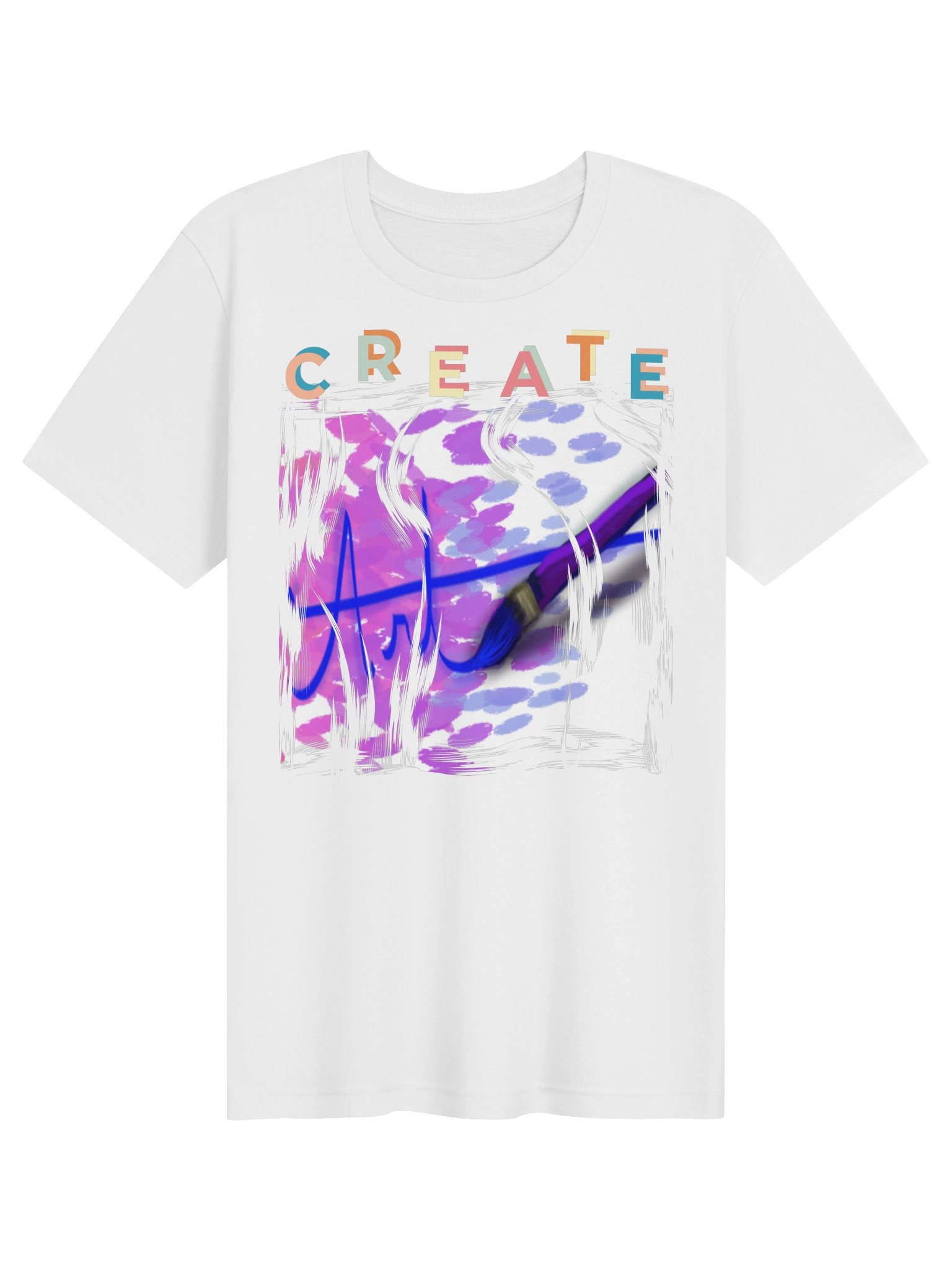 "Create Art" T-Shirt. Unisex Bella+Canvas Supersoft T-Shirt product image (1)