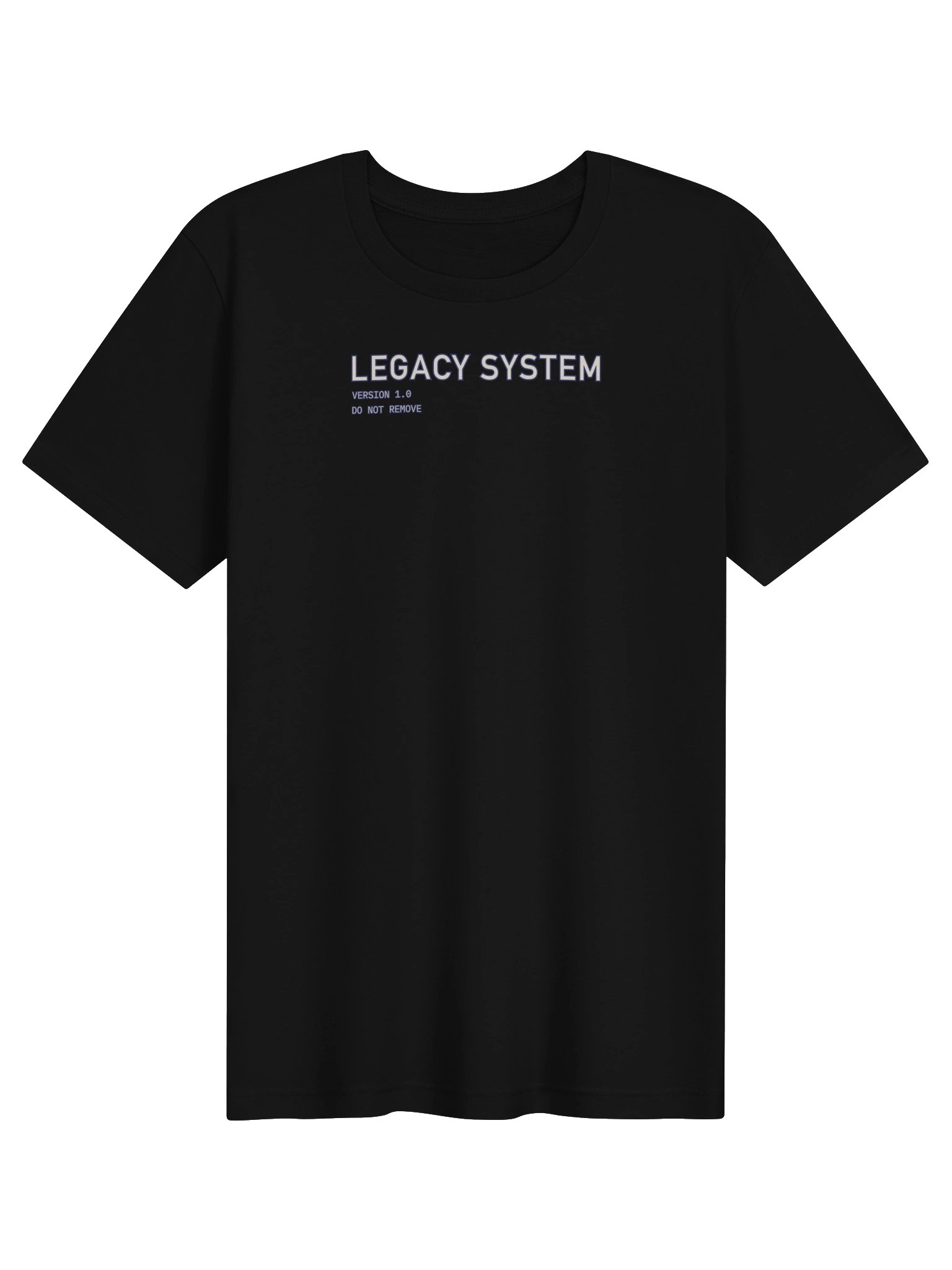 Legacy System Version 1.0 Warning T-shirt product image (1)