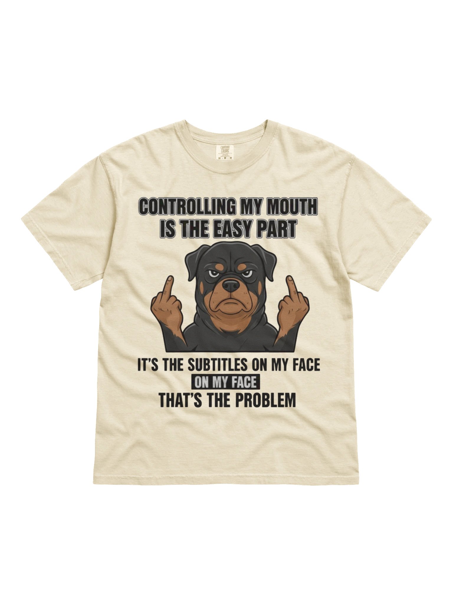 Expressive Rottweiler Tee product image (10)