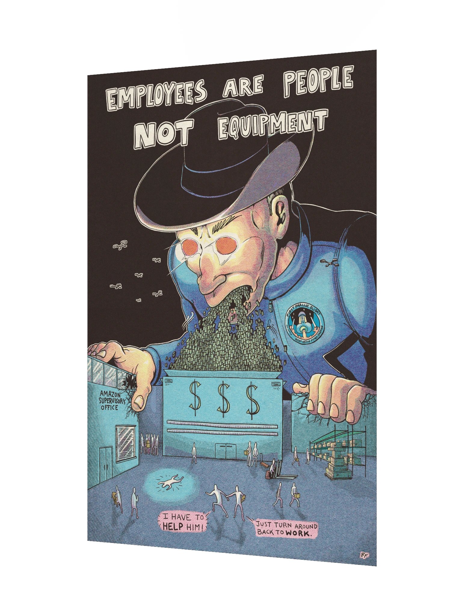 "Amazon Is A Deathtrap" Print product image (3)