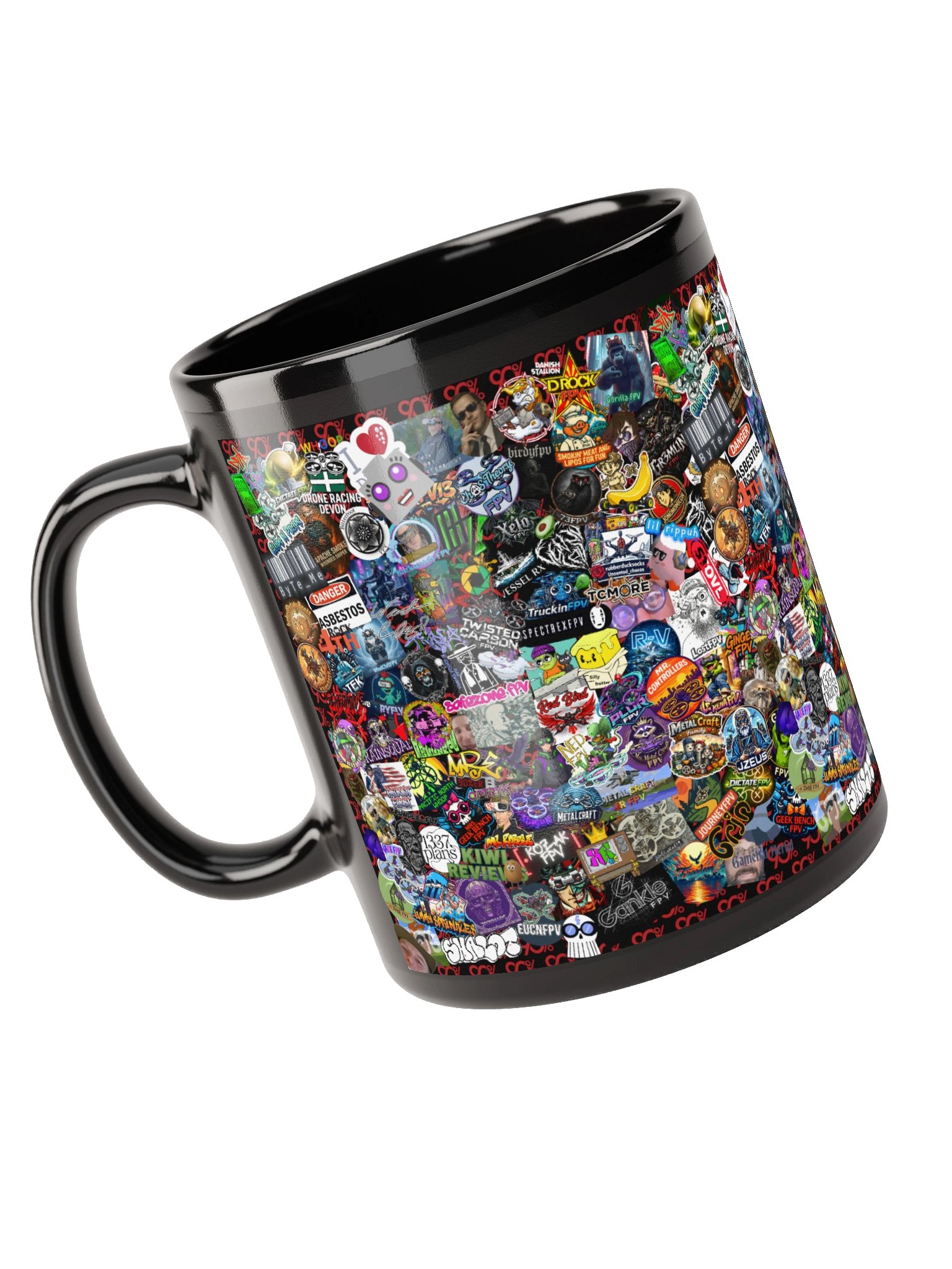 2026 Sticker Bomb Mug (Black) product image (6)