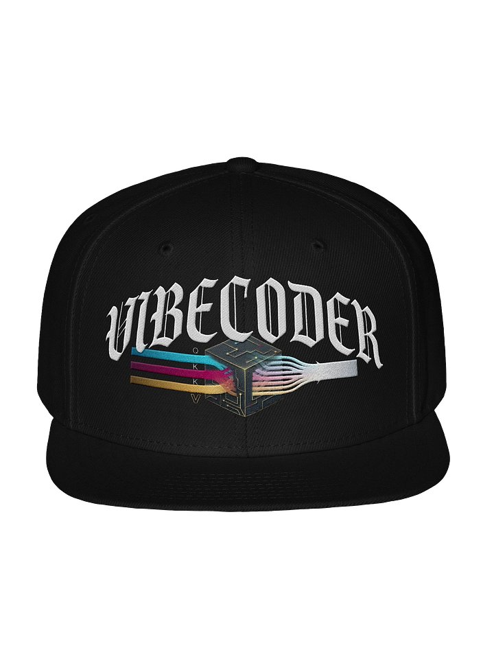 VIBECODER Flat Bill Hat product image (1)